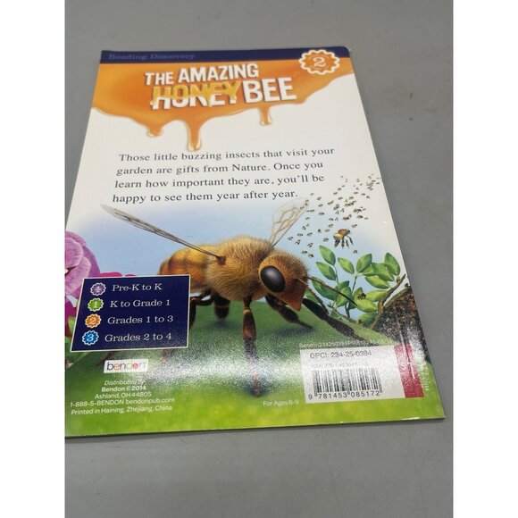 Reading Discovery reading Level 2 grades 1-3 The Amazing Honey Bee book READ - Picture 3 of 5